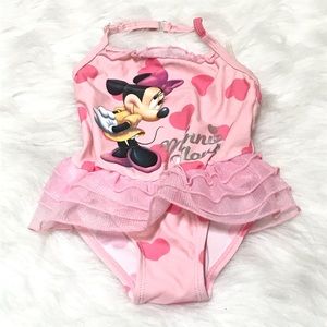 Disney Minnie Mouse Baby Swimsuit Pink